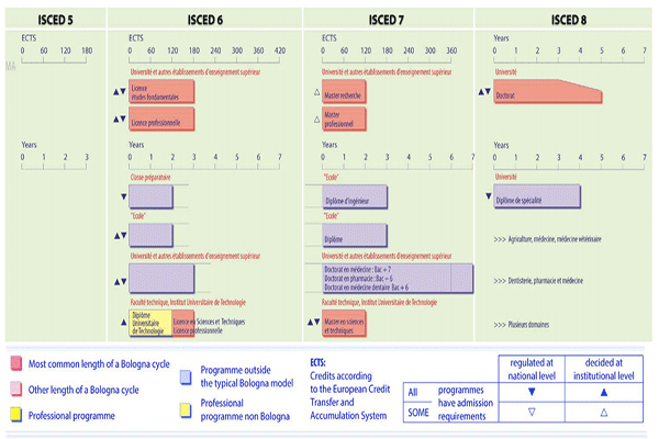 Graph: System of Higher Education in Morocco