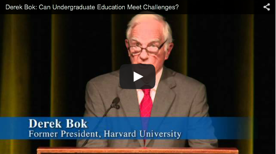 Derek Bok: Can Undergraduate Education Meet Challenges? [May 12, 2011]