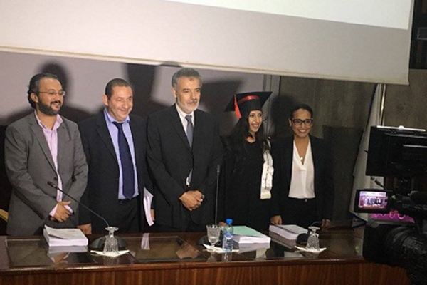 Oum Kaltoum Harati, a graduate student at Rabat’s Faculty of Medicine and Pharmacy chooses to Write, Present her MD Dissertation in English (September 28, 2017)