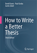 Book: How to write a better Thesis