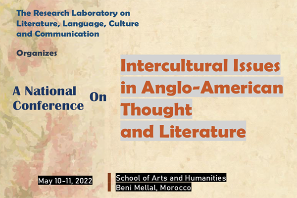 Conference Poster: Intercultural Issues in Anglo-American Literature