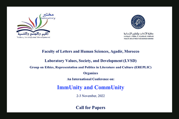 Conference poster: ImmUnity and CommUnity