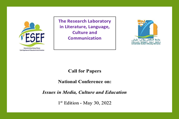 Conference poster: Issues in Media, Culture and Education