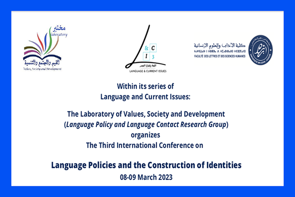 Conference poster: Language Policies and the Construction of Identities