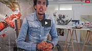 Rencontre avec Aissa Joud, un jeune peintre de Ouarzazate [30 novembre 2017] 