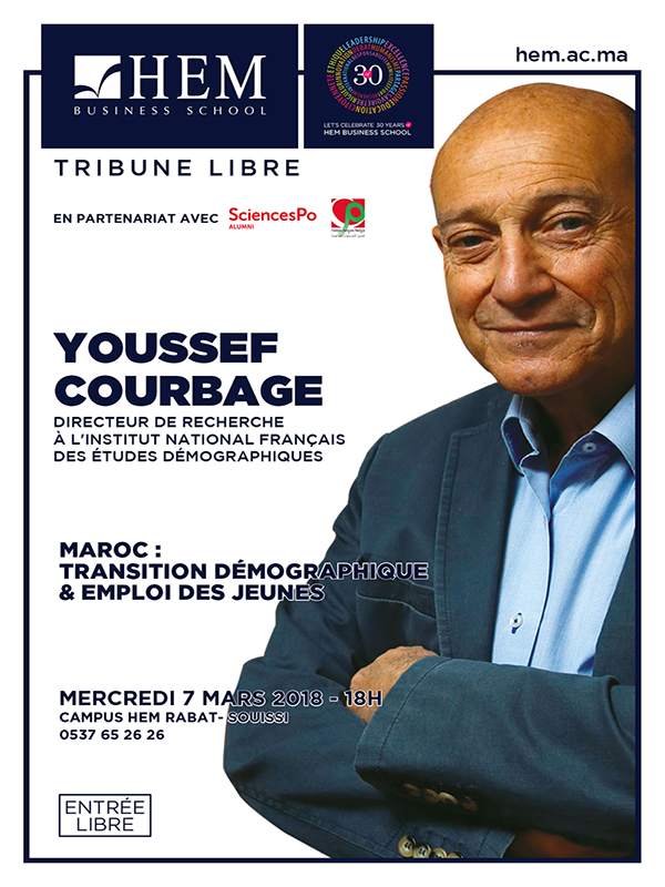 “Transition Démographique et Emploi des Jeunes” , Youssef Courbage