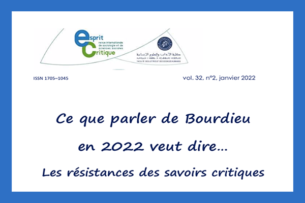 Journal article: Ce que parler de Bourdieu en 2022 veut dire